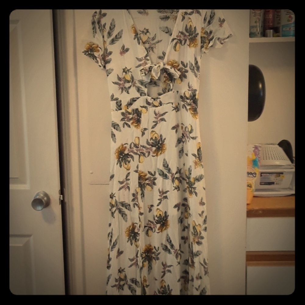 Maxi dress lemon dress
